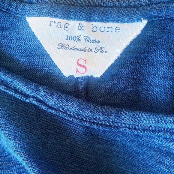 Rag & Bone Relaxed Fit Navy Sweatshirt with Back Center Seam Women’s Siz… - Picture 3 of 5